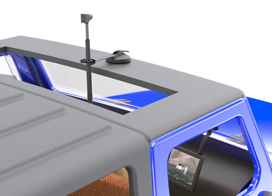 Car top support sucker